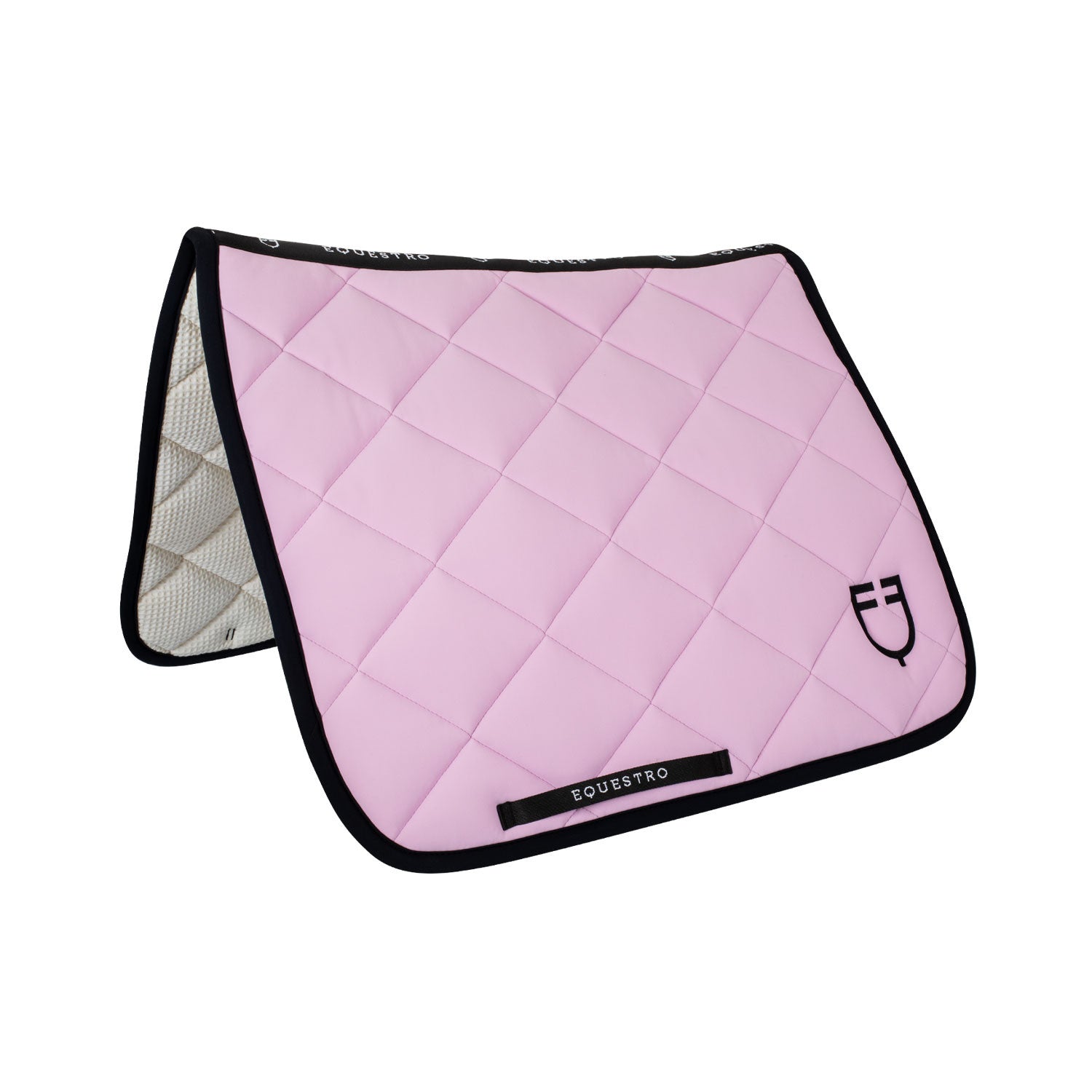 Dressage saddle pad in technical fabric.