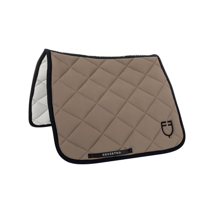 Dressage saddle pad in technical fabric.