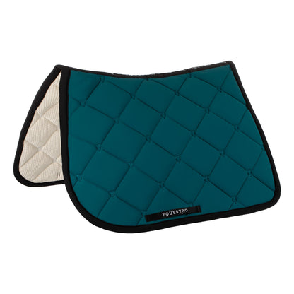 Jumping saddle pad in technical fabric.