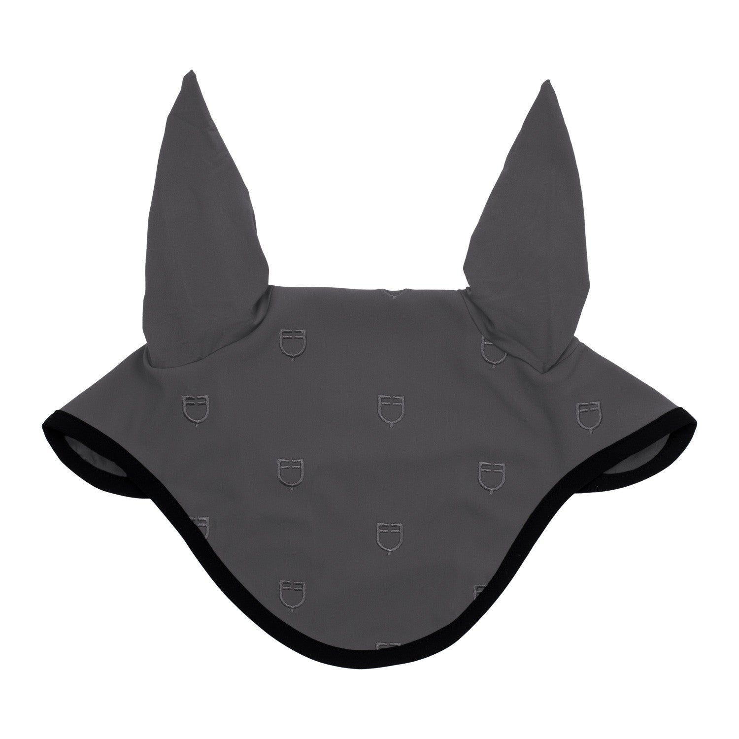 MULTILOGO BLACK LINE EDITION FLY VEIL IN STRETCH MATERIAL.
