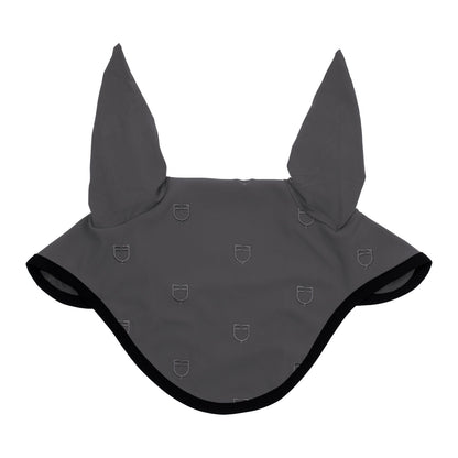 MULTILOGO BLACK LINE EDITION FLY VEIL IN STRETCH MATERIAL.