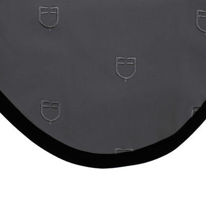 Equestro Multilogo Black Line Edition Fly Veil In Stretch Material