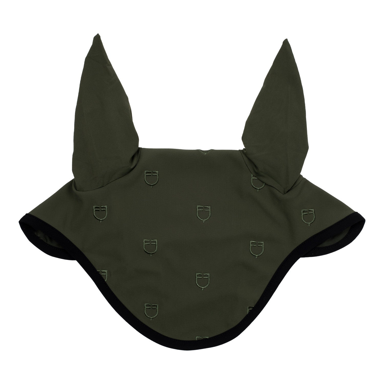 MULTILOGO BLACK LINE EDITION FLY VEIL IN STRETCH MATERIAL.