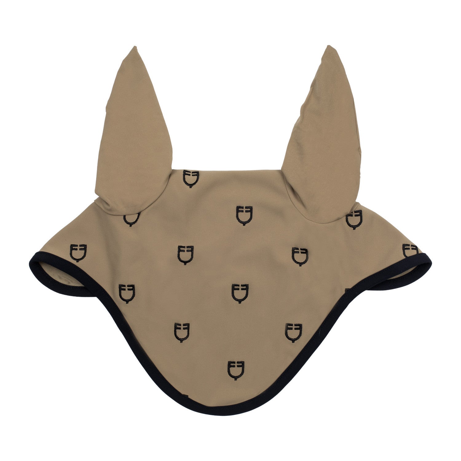 MULTILOGO BLACK LINE EDITION FLY VEIL IN STRETCH MATERIAL.