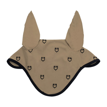 MULTILOGO BLACK LINE EDITION FLY VEIL IN STRETCH MATERIAL.
