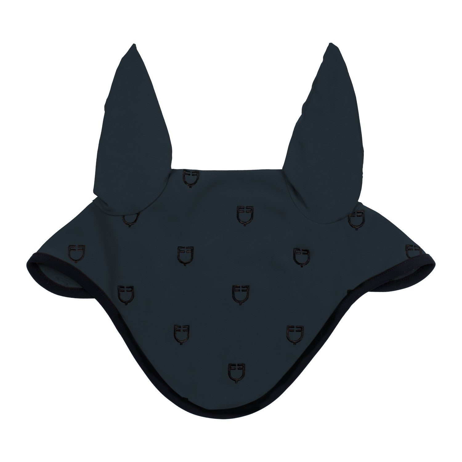 MULTILOGO BLACK LINE EDITION FLY VEIL IN STRETCH MATERIAL.