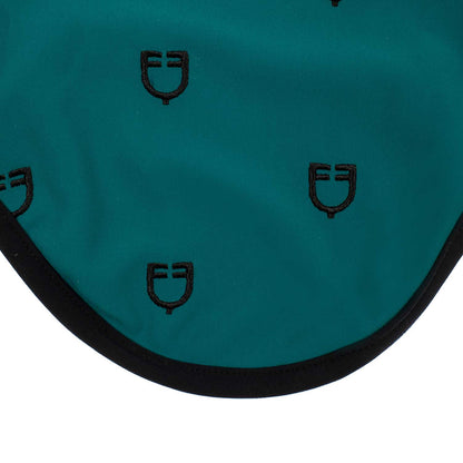 Equestro Multilogo Black Line Edition Fly Veil In Stretch Material