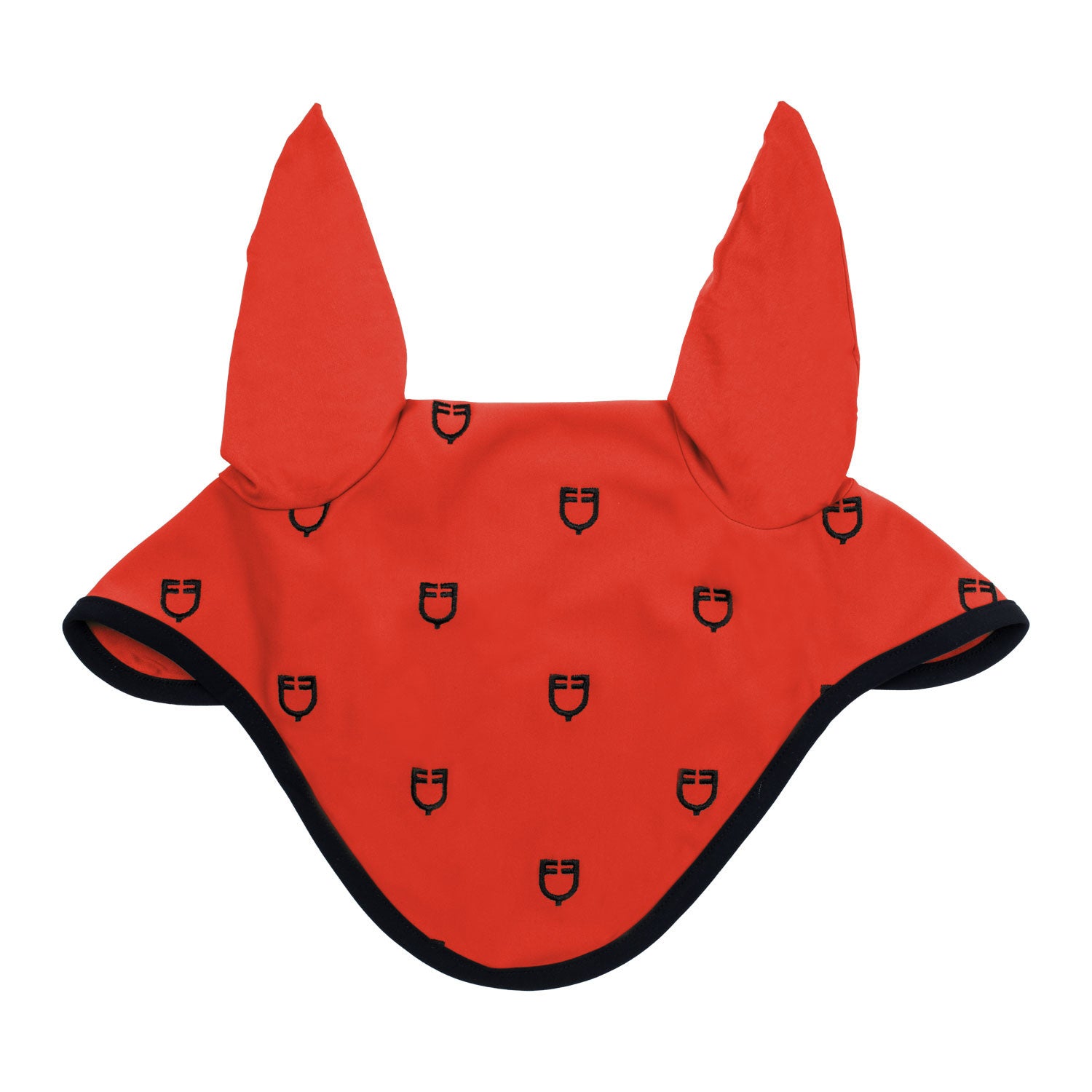MULTILOGO BLACK LINE EDITION FLY VEIL IN STRETCH MATERIAL.