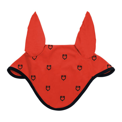 MULTILOGO BLACK LINE EDITION FLY VEIL IN STRETCH MATERIAL.