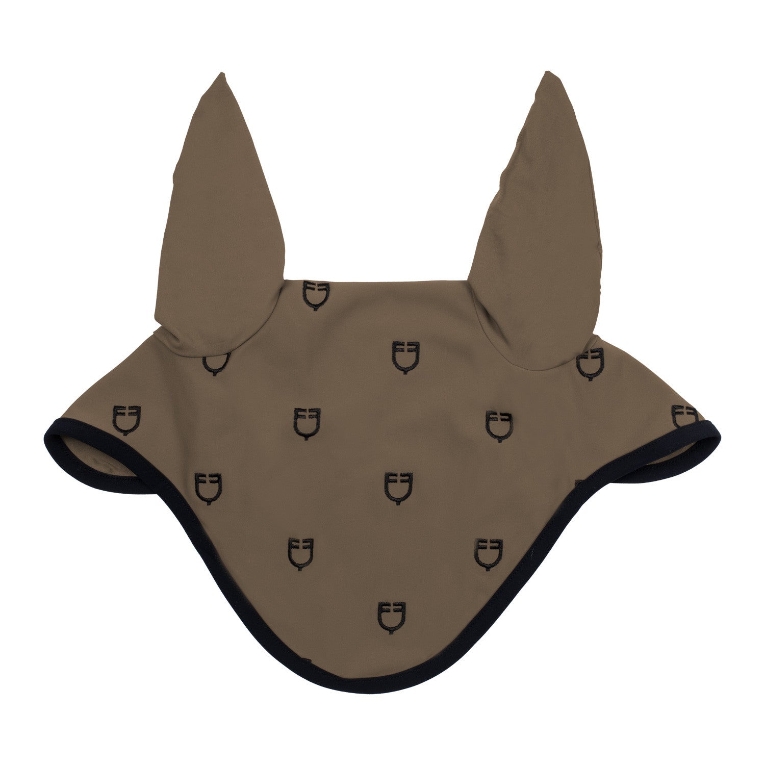 MULTILOGO BLACK LINE EDITION FLY VEIL IN STRETCH MATERIAL.