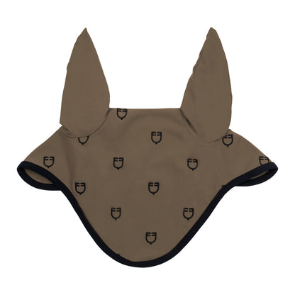 MULTILOGO BLACK LINE EDITION FLY VEIL IN STRETCH MATERIAL.