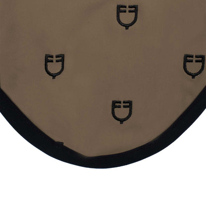 Equestro Multilogo Black Line Edition Fly Veil In Stretch Material