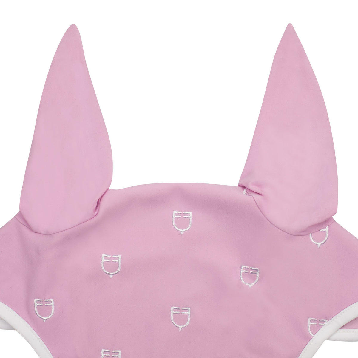 Equestro Multilogo White Line Edition Fly Veil In Technical Fabric