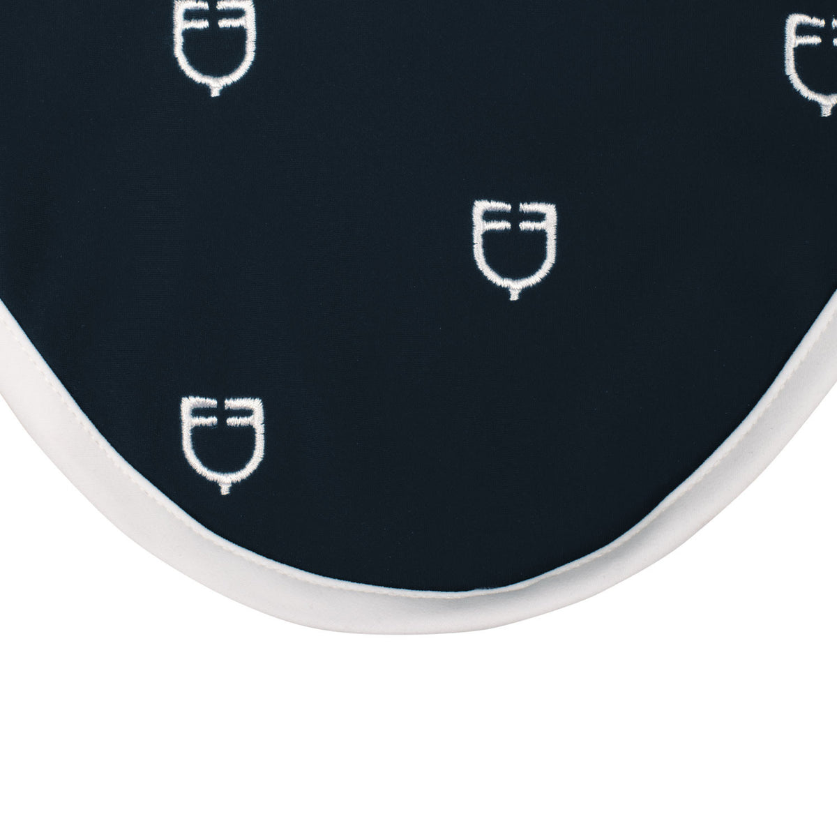 Equestro Multilogo White Line Edition Fly Veil In Technical Fabric