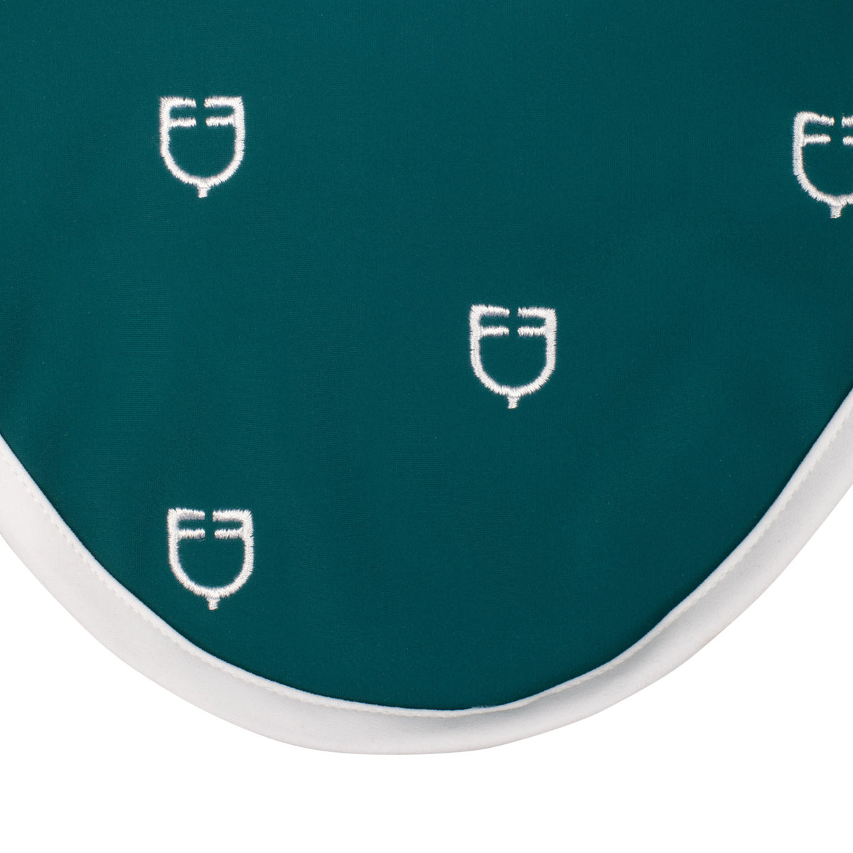 Equestro Multilogo White Line Edition Fly Veil In Technical Fabric