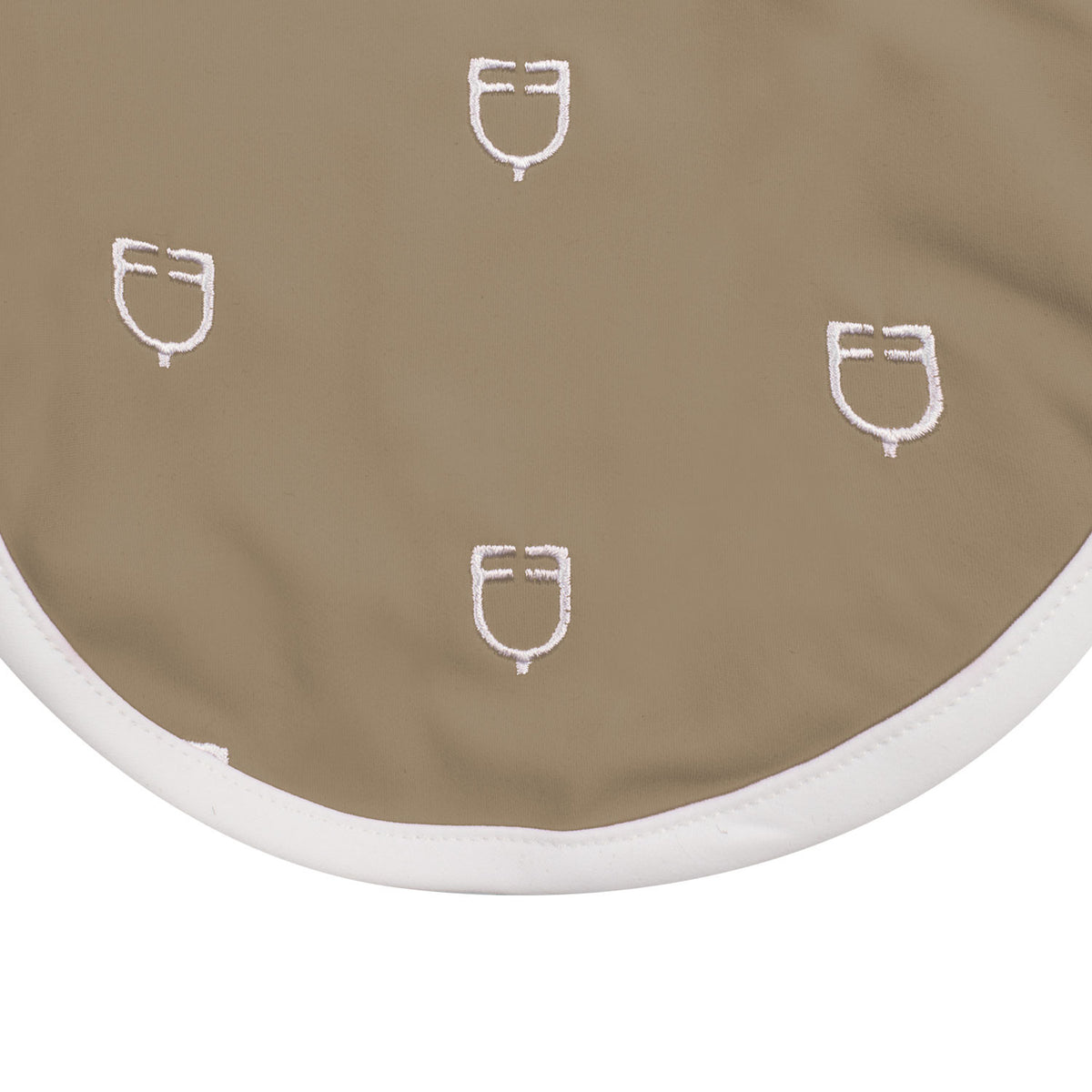 Equestro Multilogo White Line Edition Fly Veil In Technical Fabric