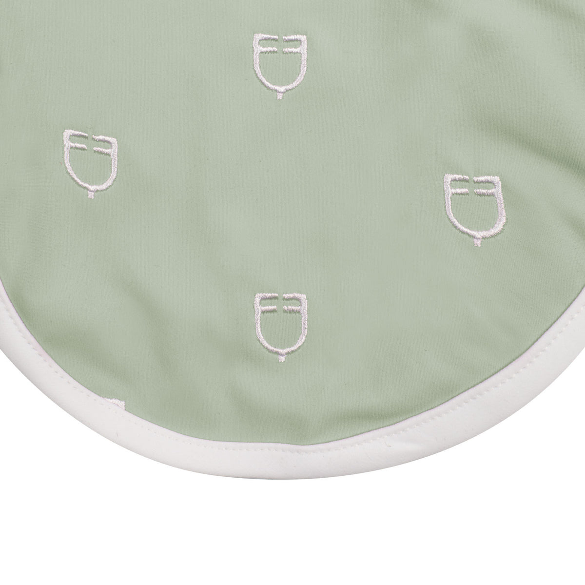 Equestro Multilogo White Line Edition Fly Veil In Technical Fabric