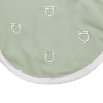 Equestro Multilogo White Line Edition Fly Veil In Technical Fabric
