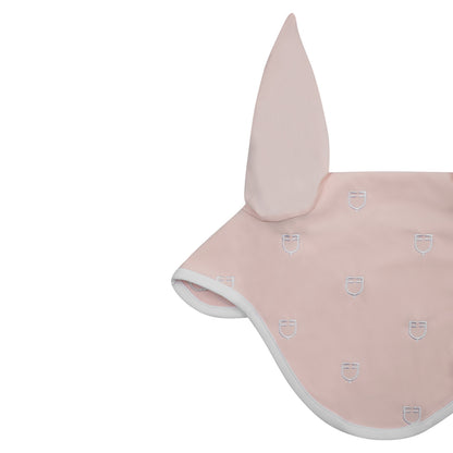 Equestro Multilogo White Line Edition Fly Veil In Technical Fabric