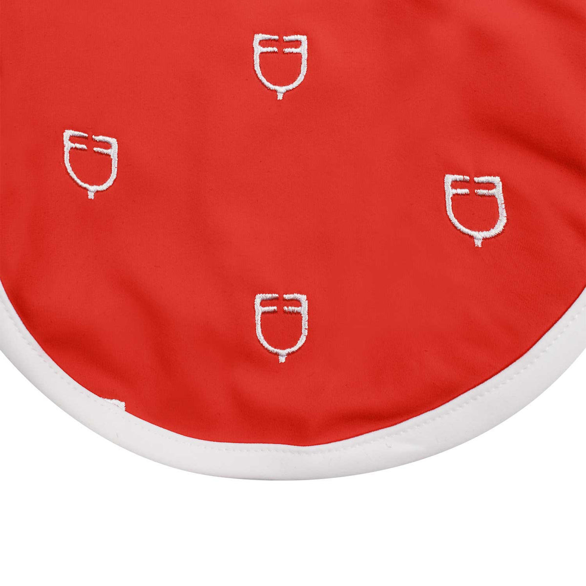 Equestro Multilogo White Line Edition Fly Veil In Technical Fabric