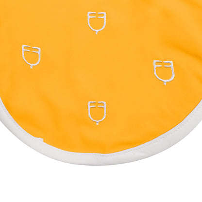 Equestro Multilogo White Line Edition Fly Veil In Technical Fabric