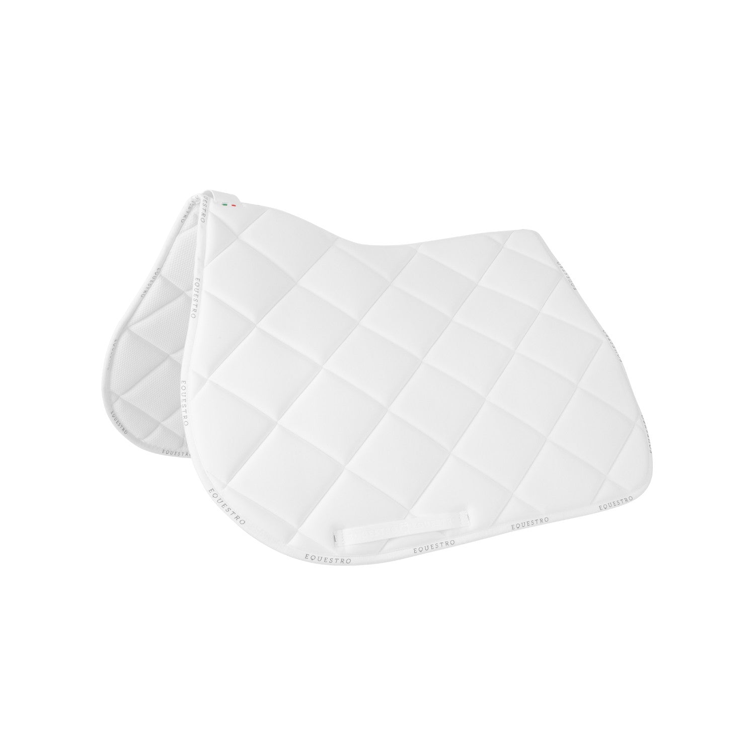 Jumping saddle pad breathable technical fabric.