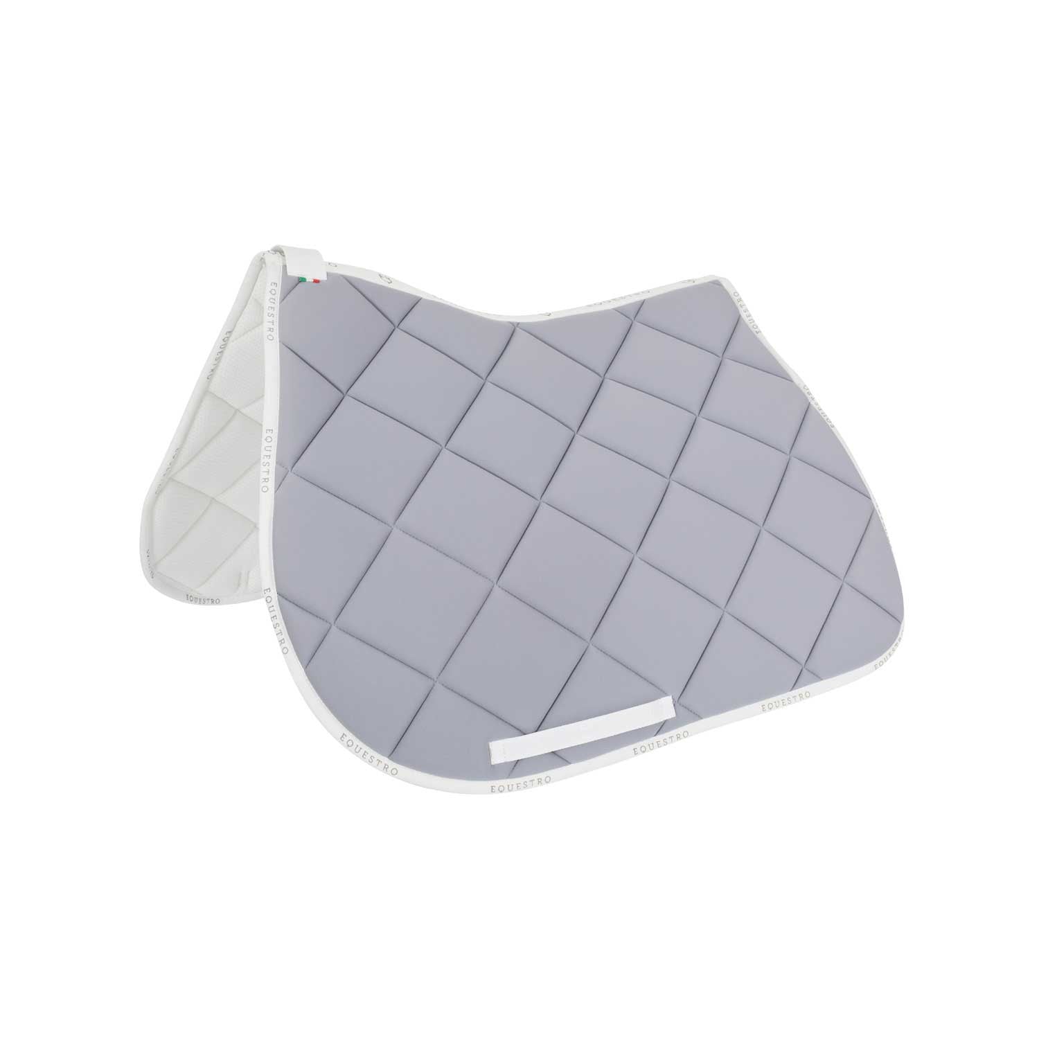Jumping saddle pad breathable technical fabric.