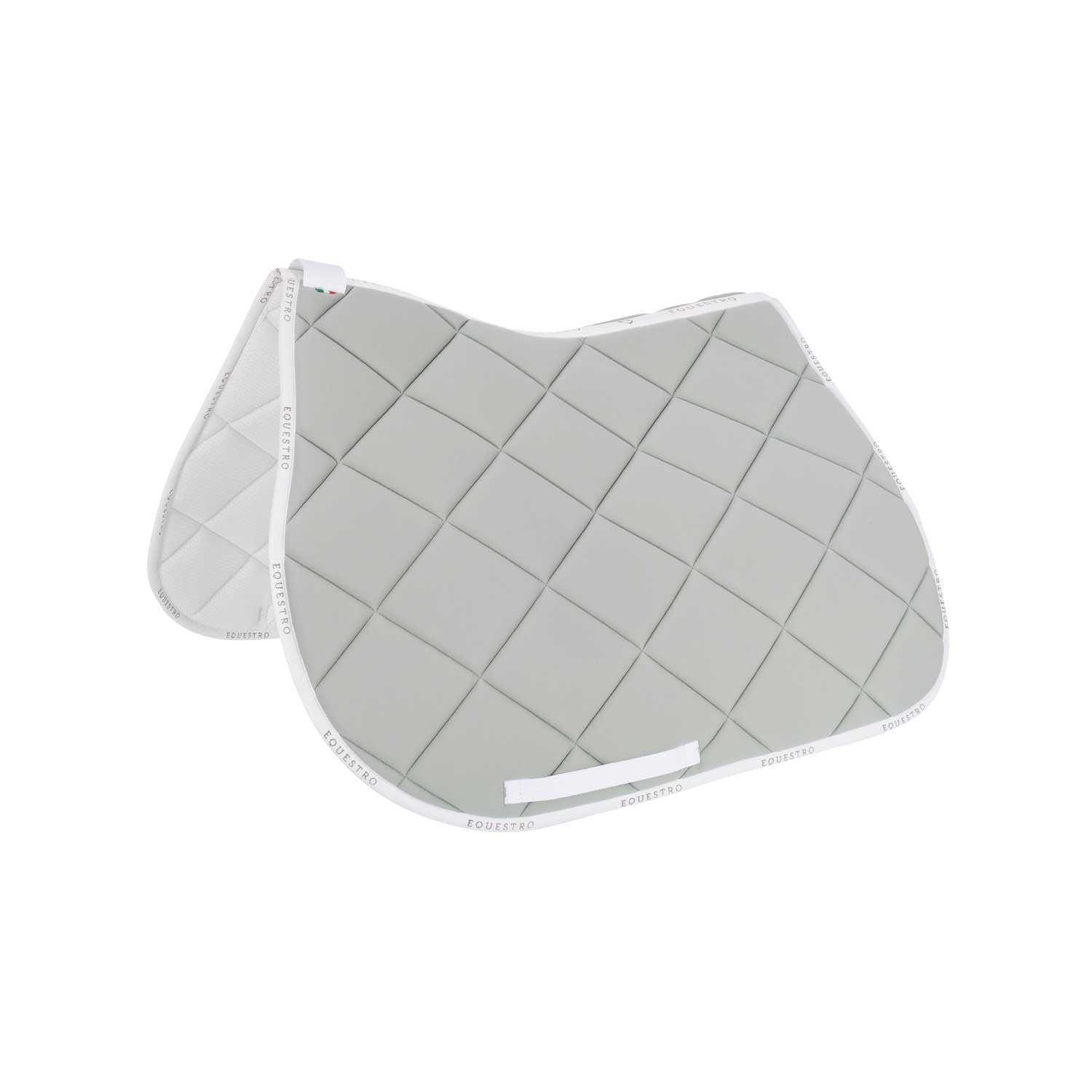 Jumping saddle pad breathable technical fabric.