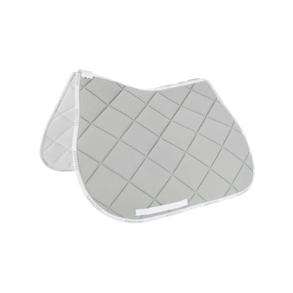 Jumping saddle pad breathable technical fabric.