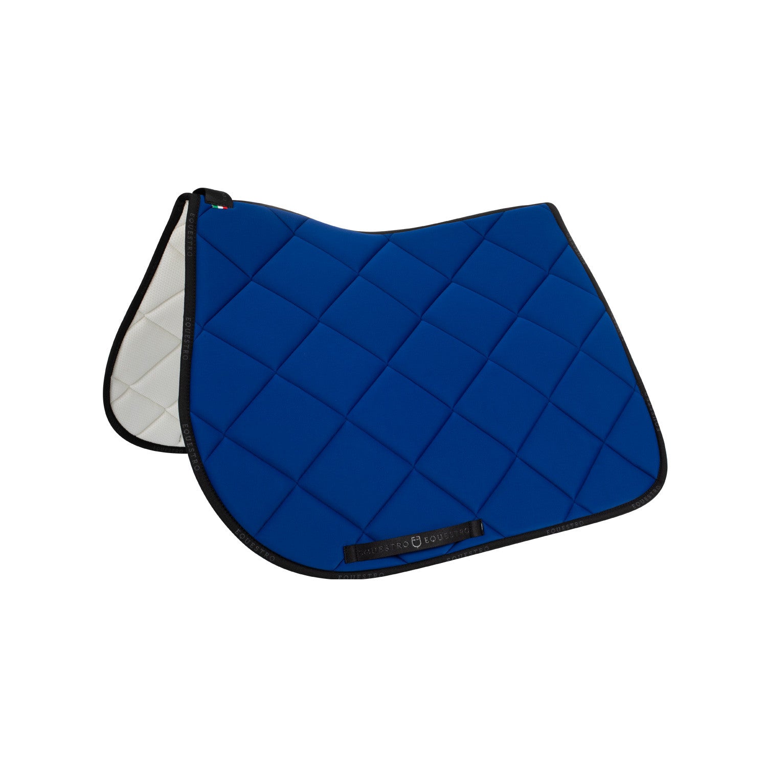 Jumping saddle pad breathable technical fabric.