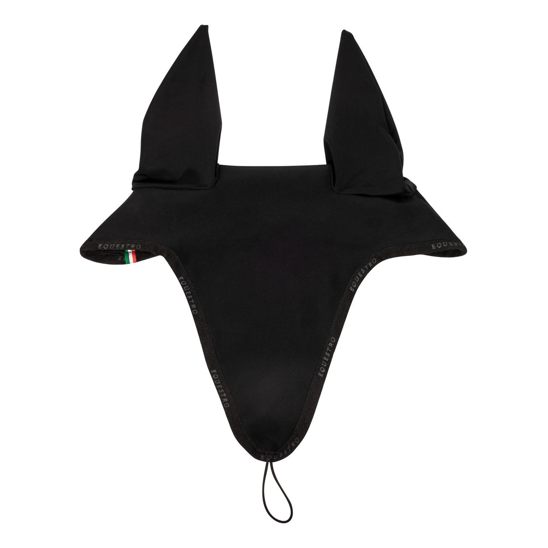Fly veil in technical fabric with noseband attachment.