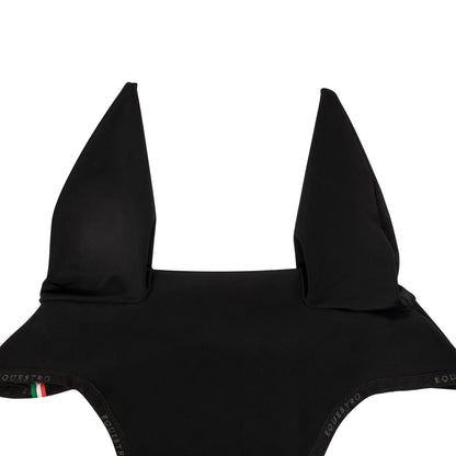 Equestro Fly Veil In Technical Fabric With Noseband Attachment