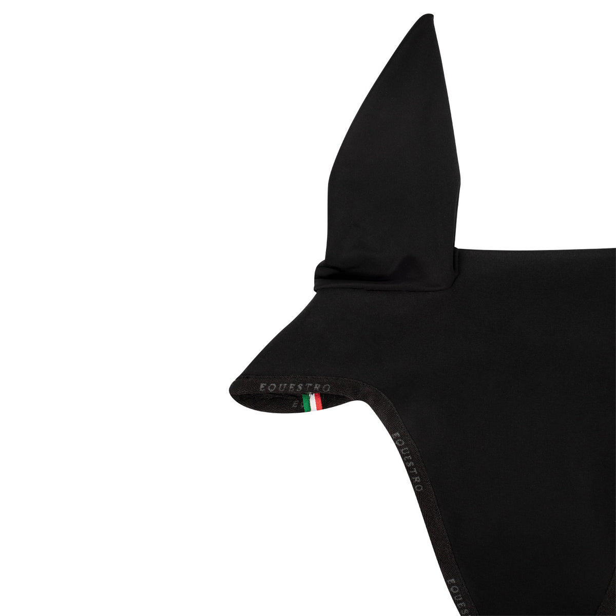 Equestro Fly Veil In Technical Fabric With Noseband Attachment