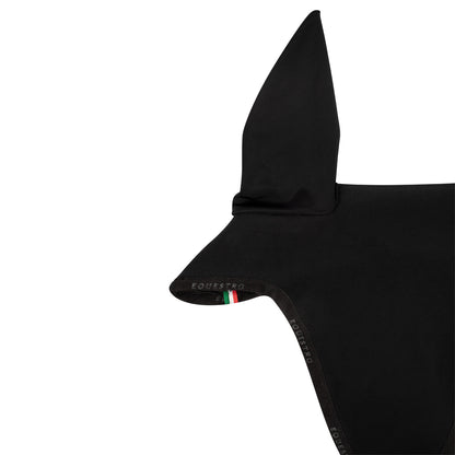 Equestro Fly Veil In Technical Fabric With Noseband Attachment