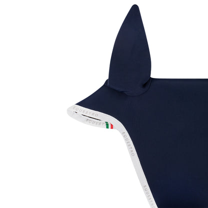 Equestro Fly Veil In Technical Fabric With Noseband Attachment