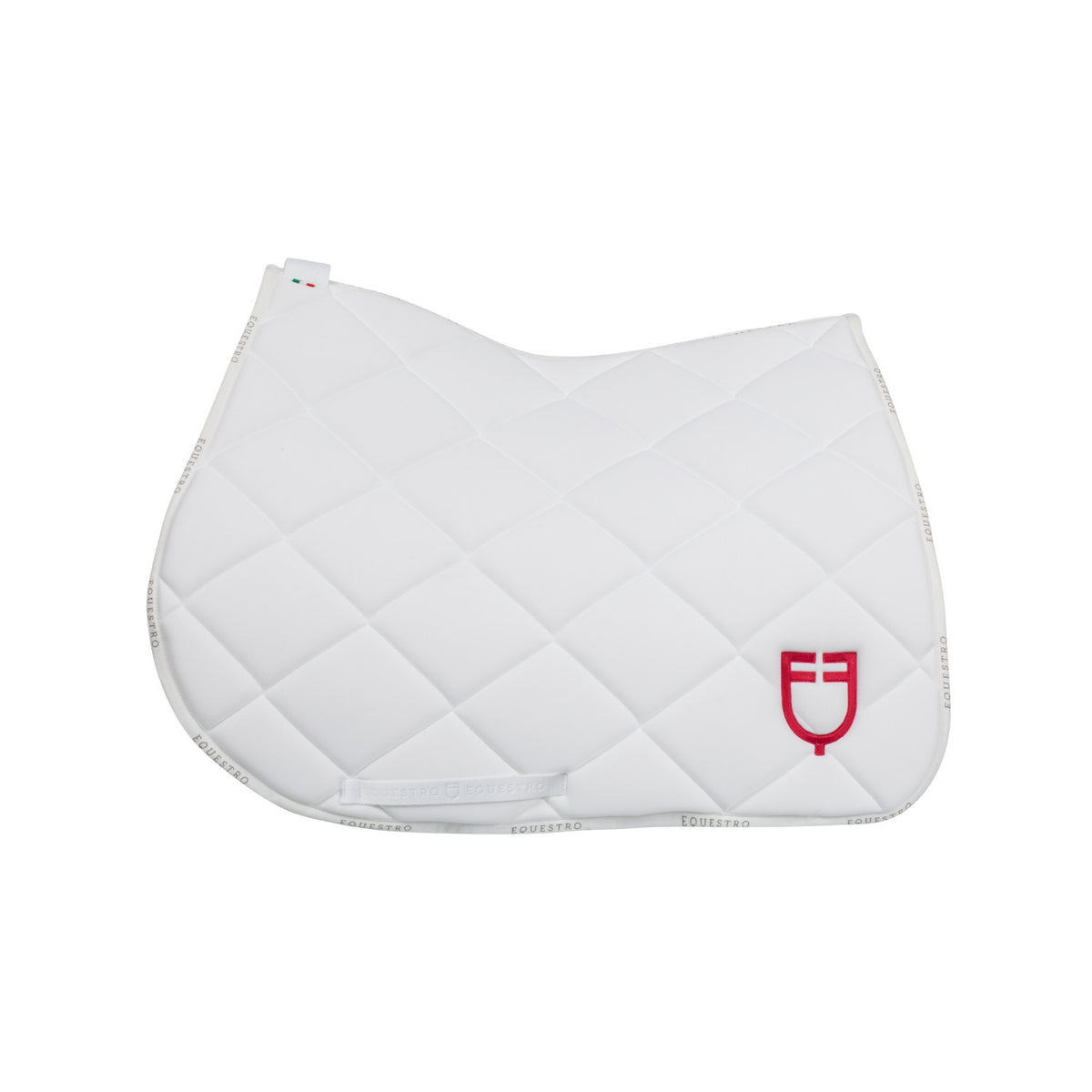 Equestro Jumping Saddle Pad With Multicolour Logo
