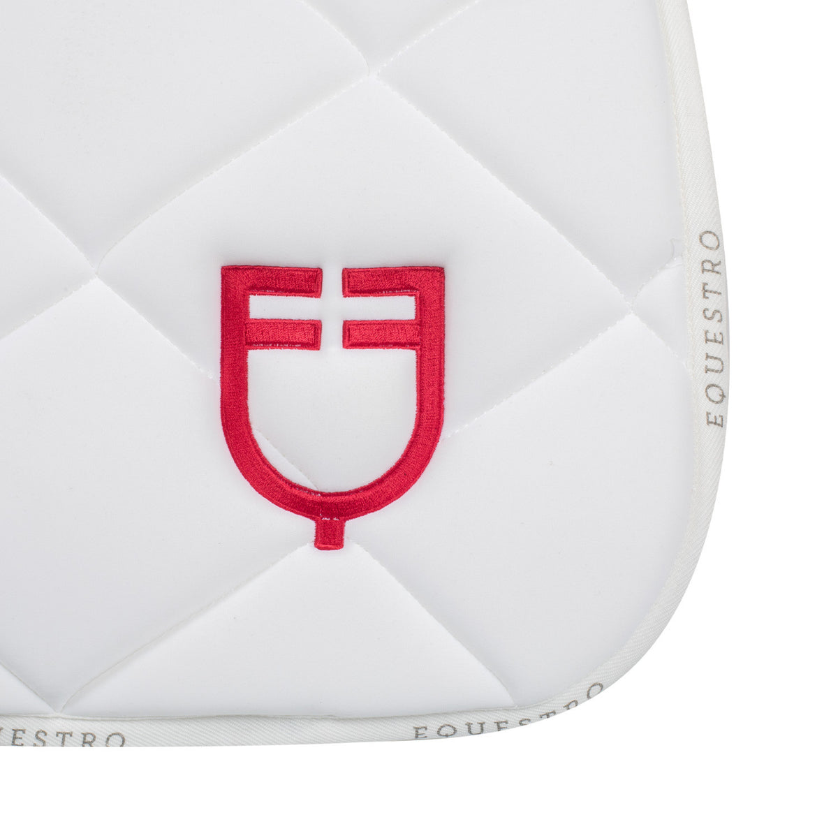 Equestro Jumping Saddle Pad With Multicolour Logo