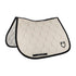 Logo mesh fabric jump saddle pad.