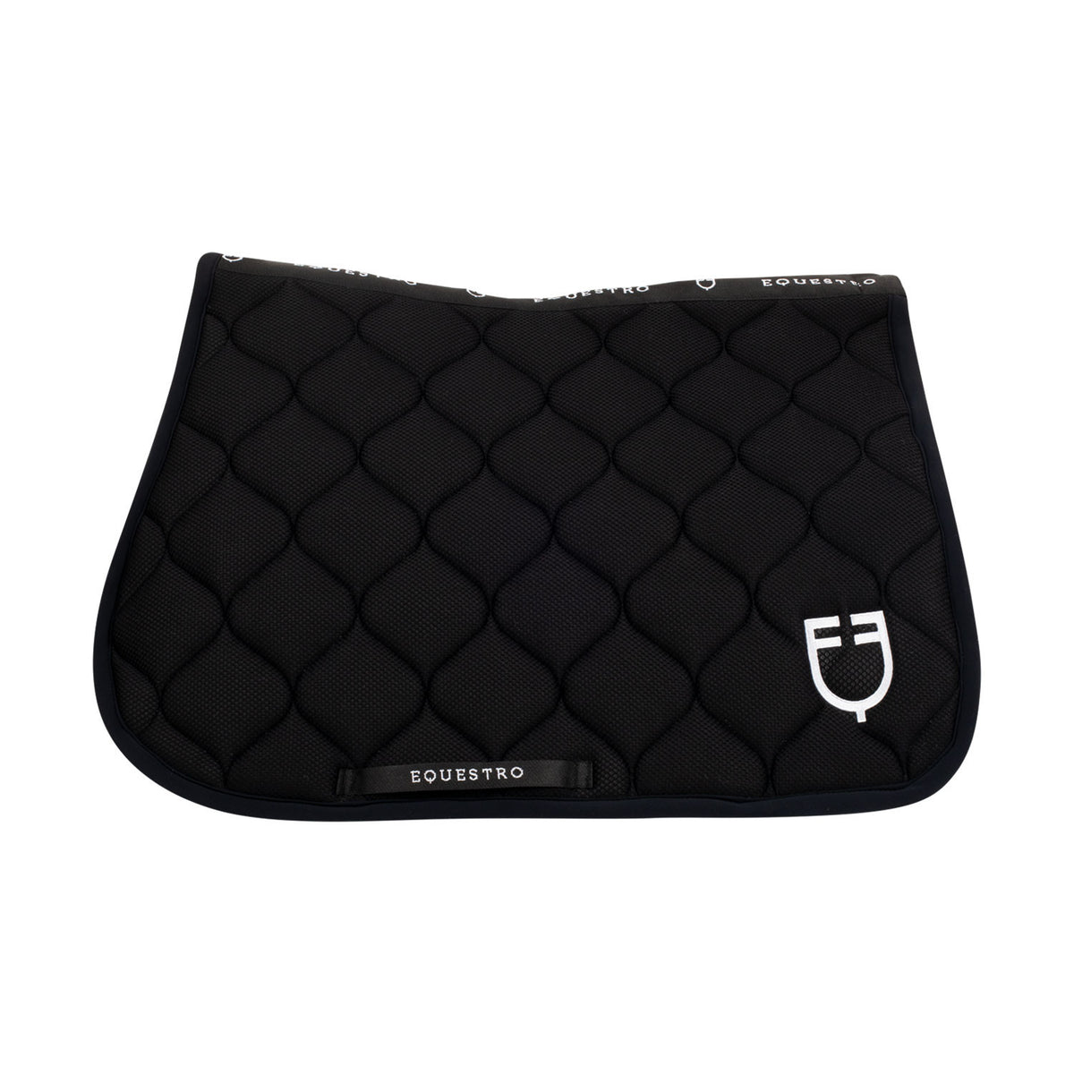 Equestro Logo Mesh Fabric Jumping Saddle Pad