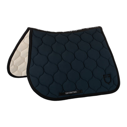 Jumping saddle pad with onion quilting.