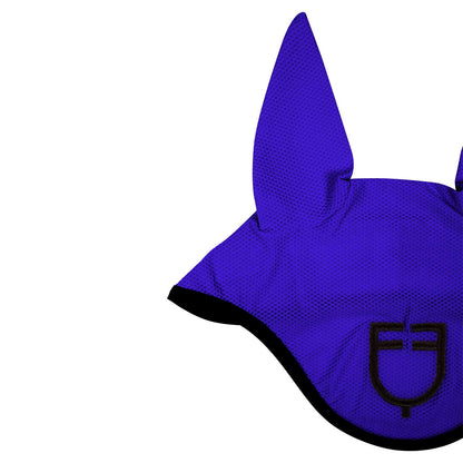 Equestro Perforated Fabric Fly Veil With Logo