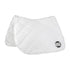 Technical fabric saddle pad with number holder.