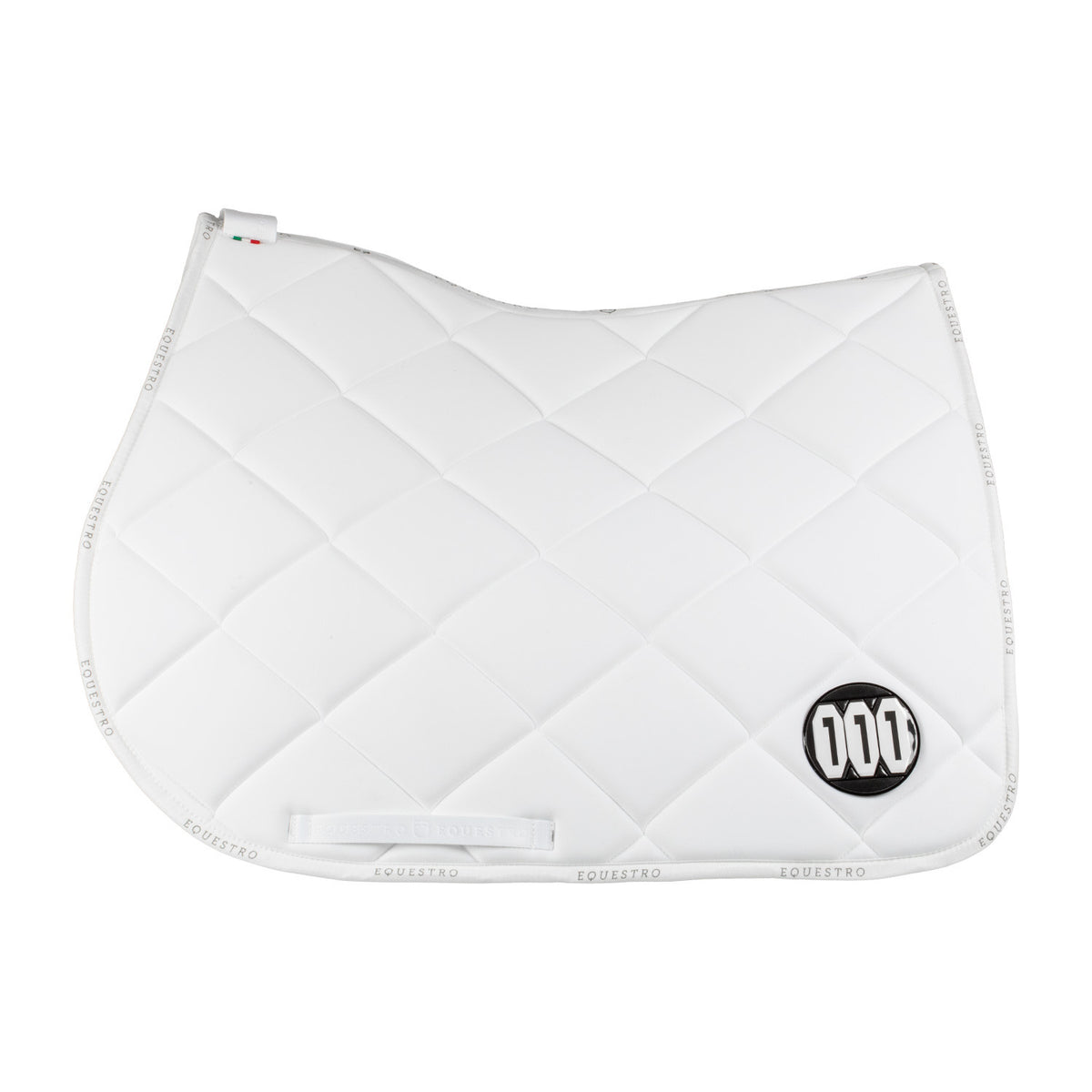 Equestro Technical Fabric Saddle Pad With Number Holder