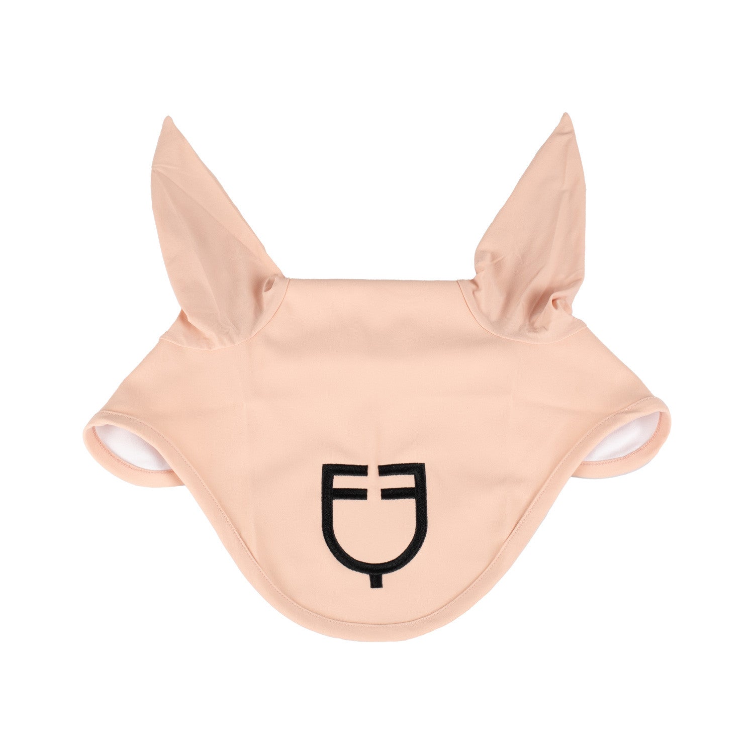Fly veil stretch technical fabric with logo.