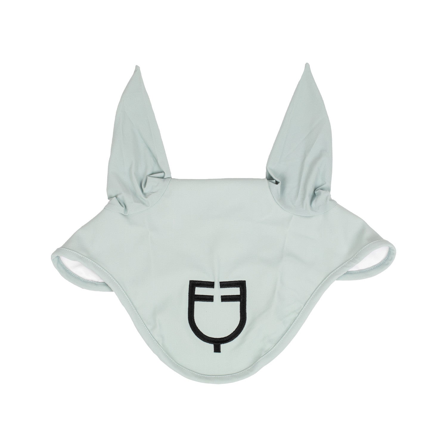 Fly veil stretch technical fabric with logo.