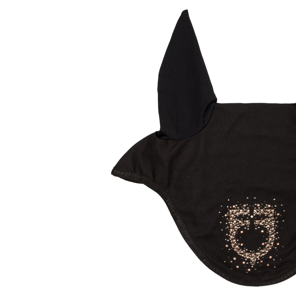Equestro Fly Veil In Technical Fabric Glitter Logo