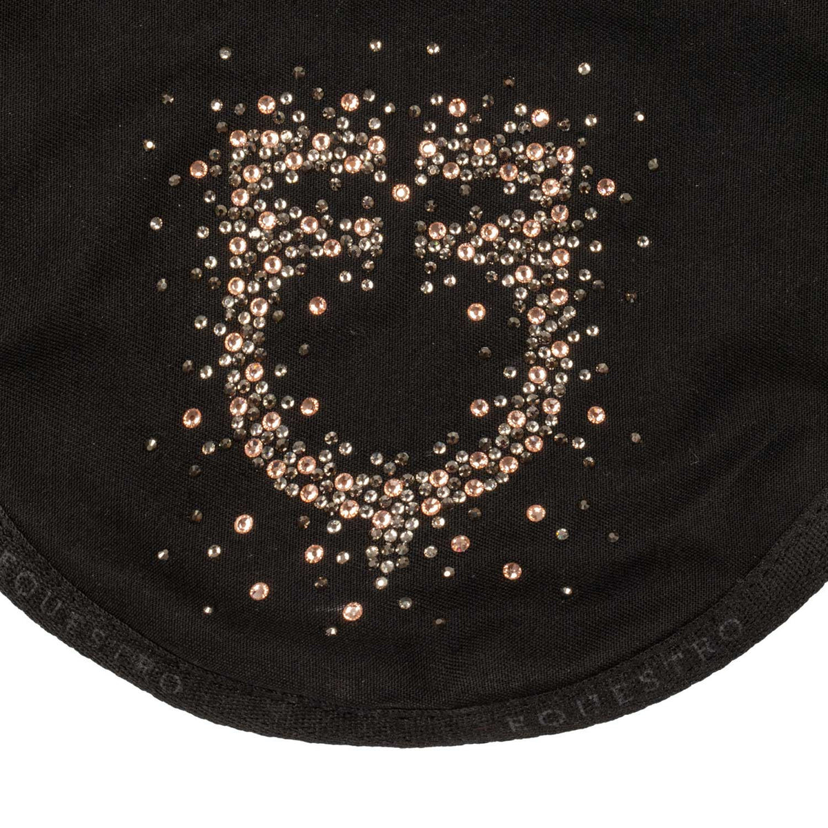 Equestro Fly Veil In Technical Fabric Glitter Logo