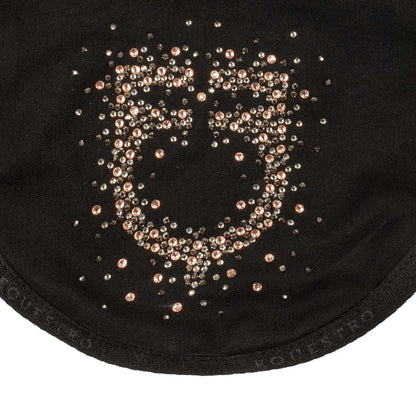 Equestro Fly Veil In Technical Fabric Glitter Logo