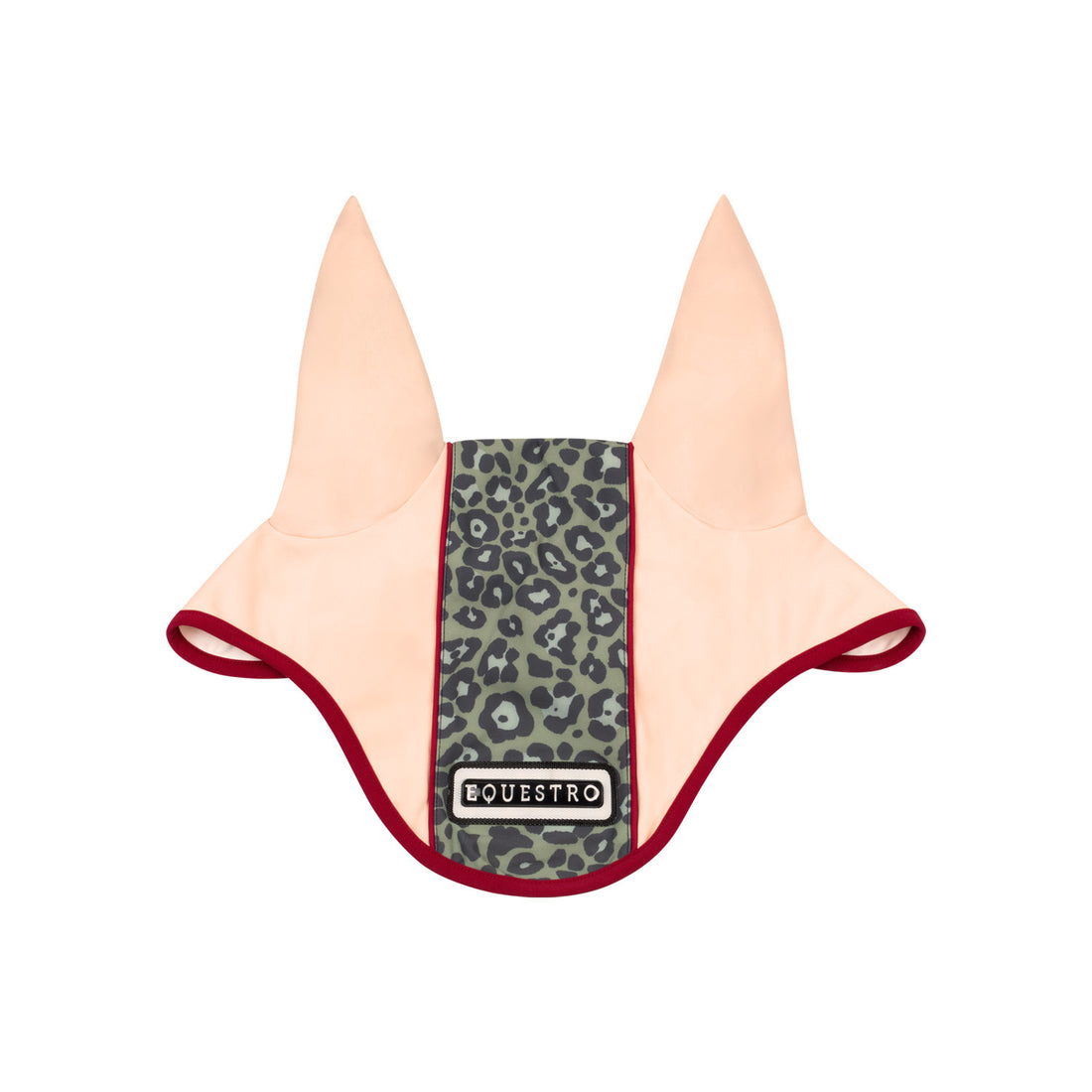 Fly veil in technical fabric with leopard central band.