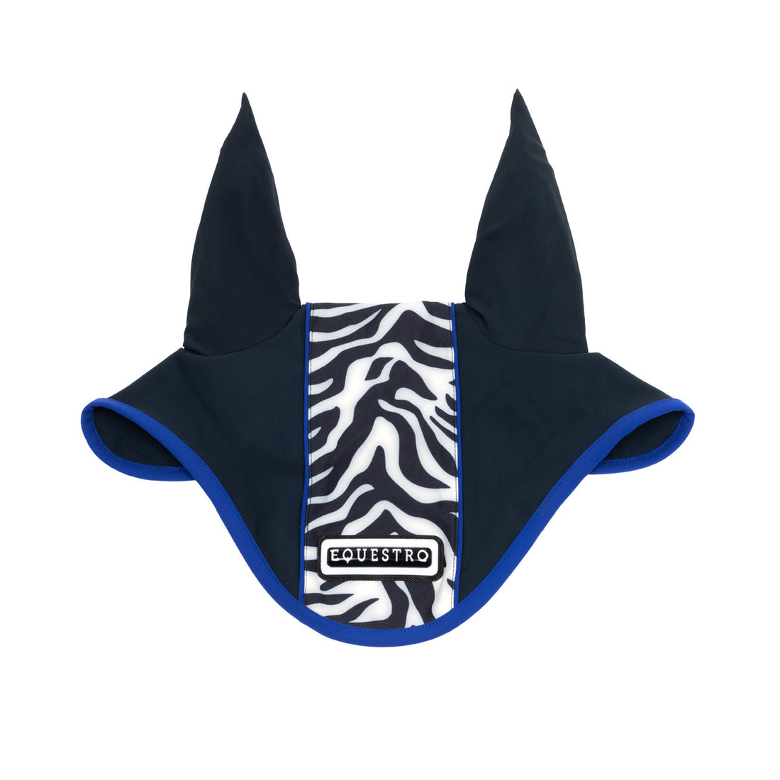 Fly veil in technical fabric with zebra central band.